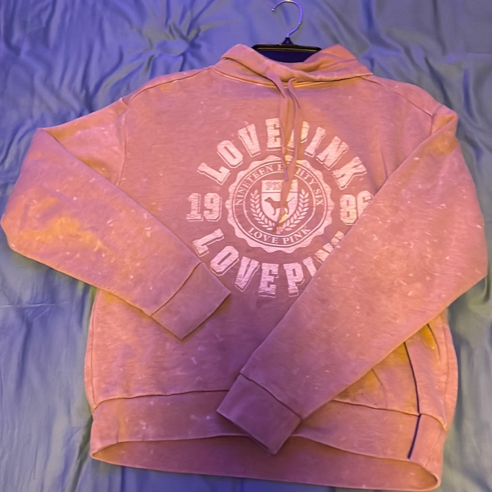 pink hoodie/sweatshirt
